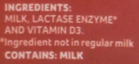 Lactaid Whole Milk packshot
