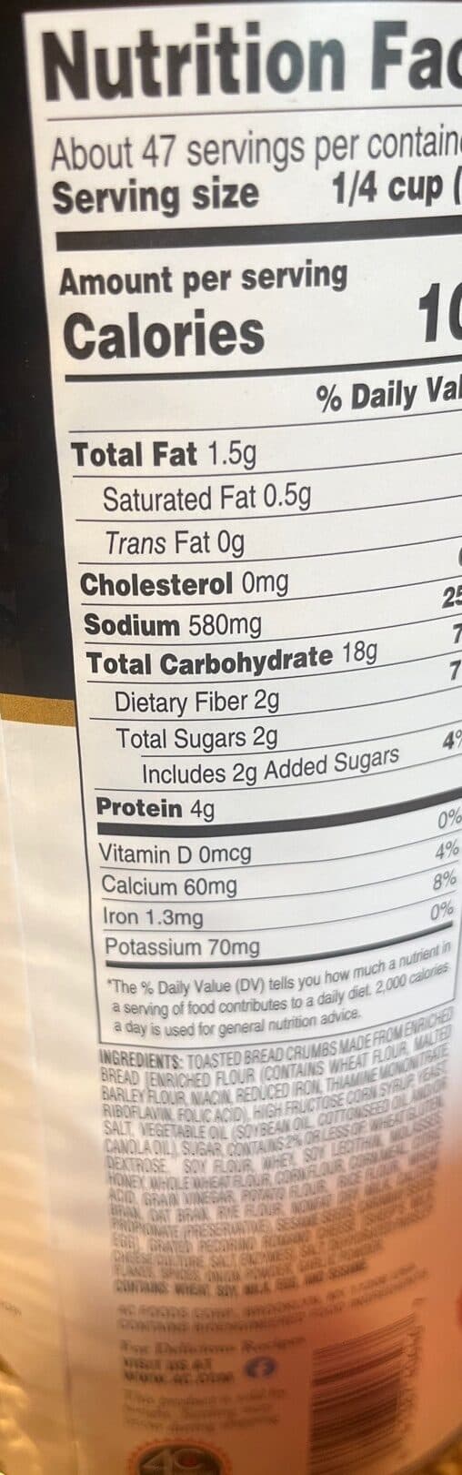 4c C bread crumbs seasoned packshot