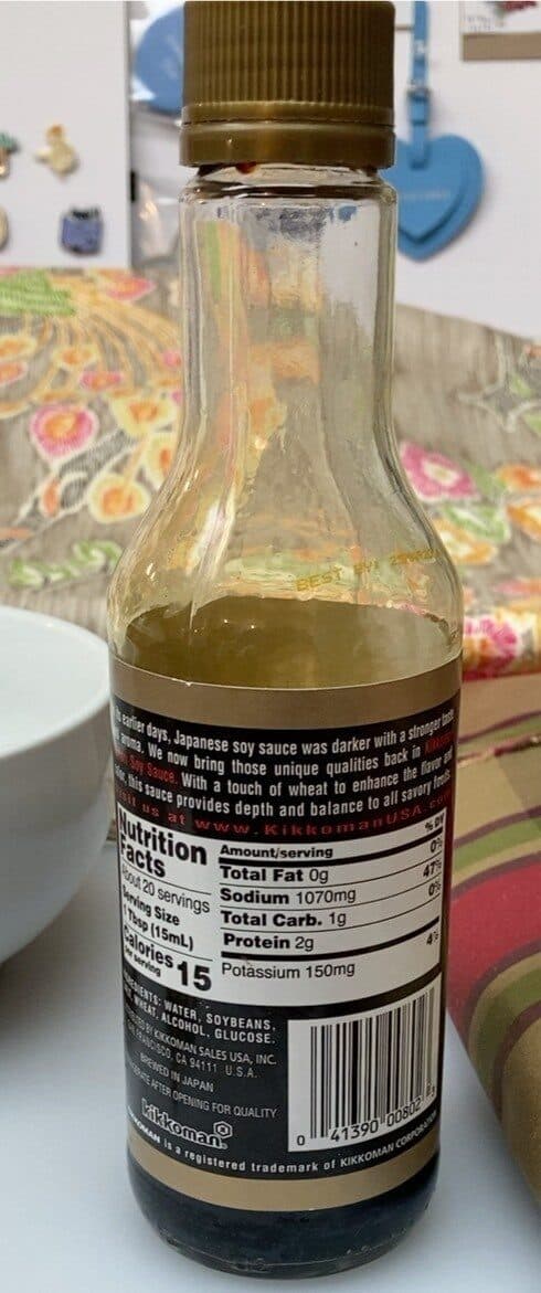 Kikkoman Sauce soy tamari packshot