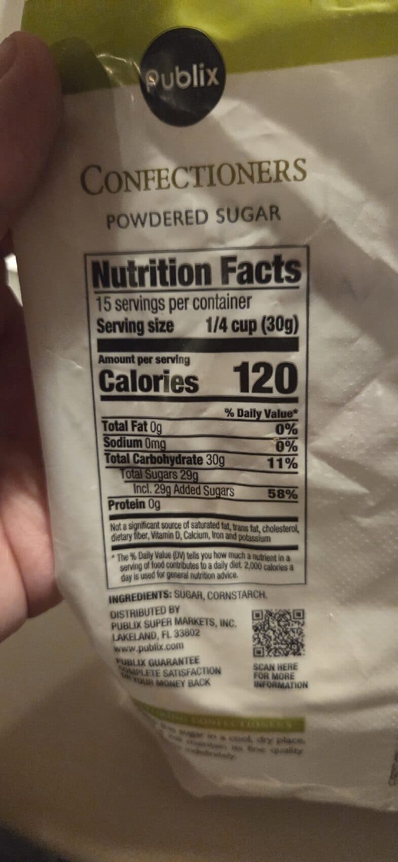 Publix Confectioners Powdered Sugar packshot
