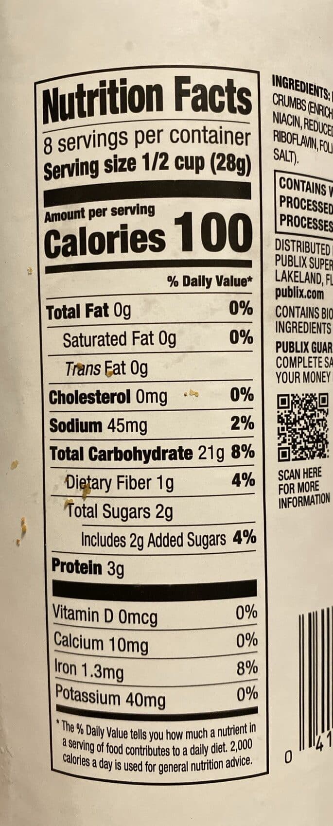 Publix Original Style Panko Bread Crumbs packshot