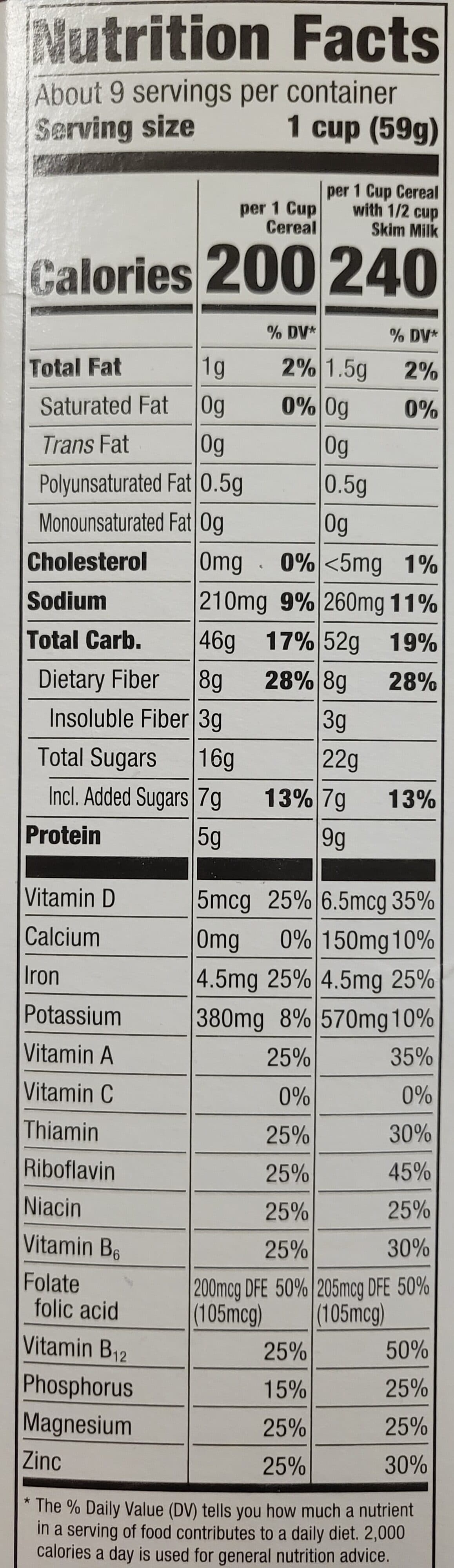 Publix Raisin Bran Wheat Bran Cereal packshot
