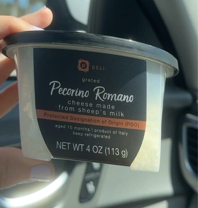 Publix Pecorino Romano Cheese packshot