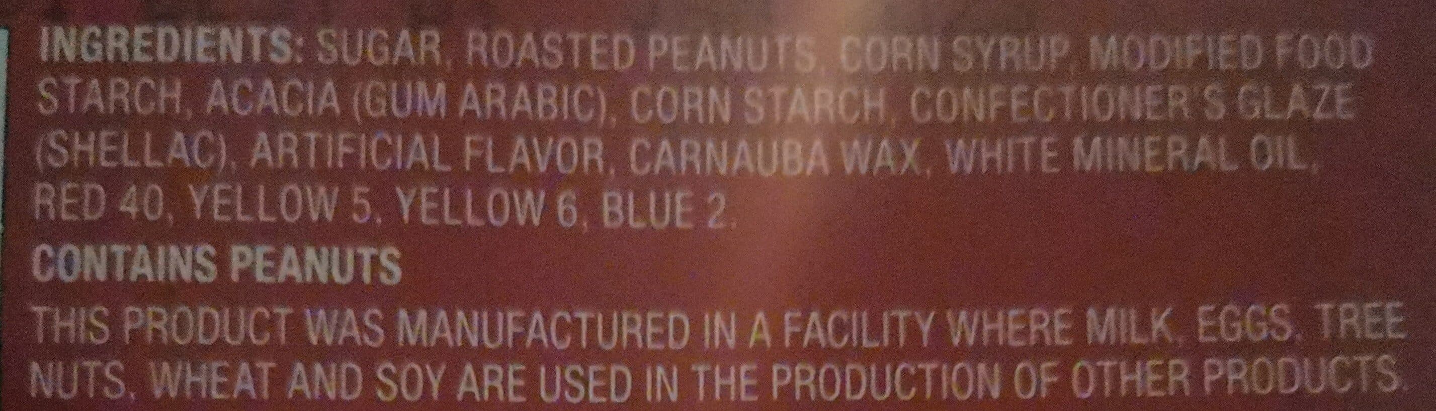 Boston Baked Beans Candy Coated Peanuts packshot