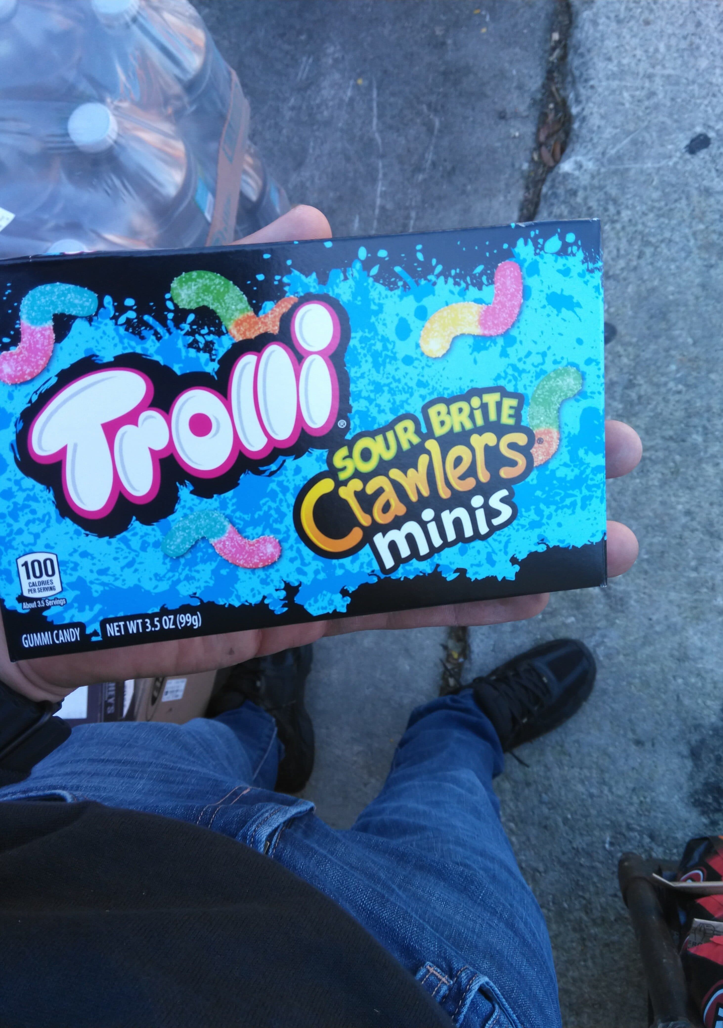 Trolli Trolli, sour brite crawlers minis gummi candy packshot