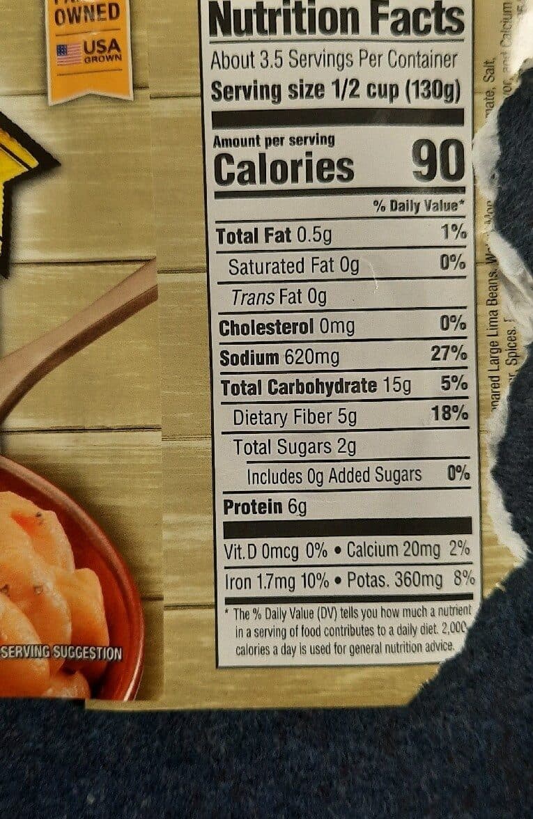 Margrate holms Butter beans packshot
