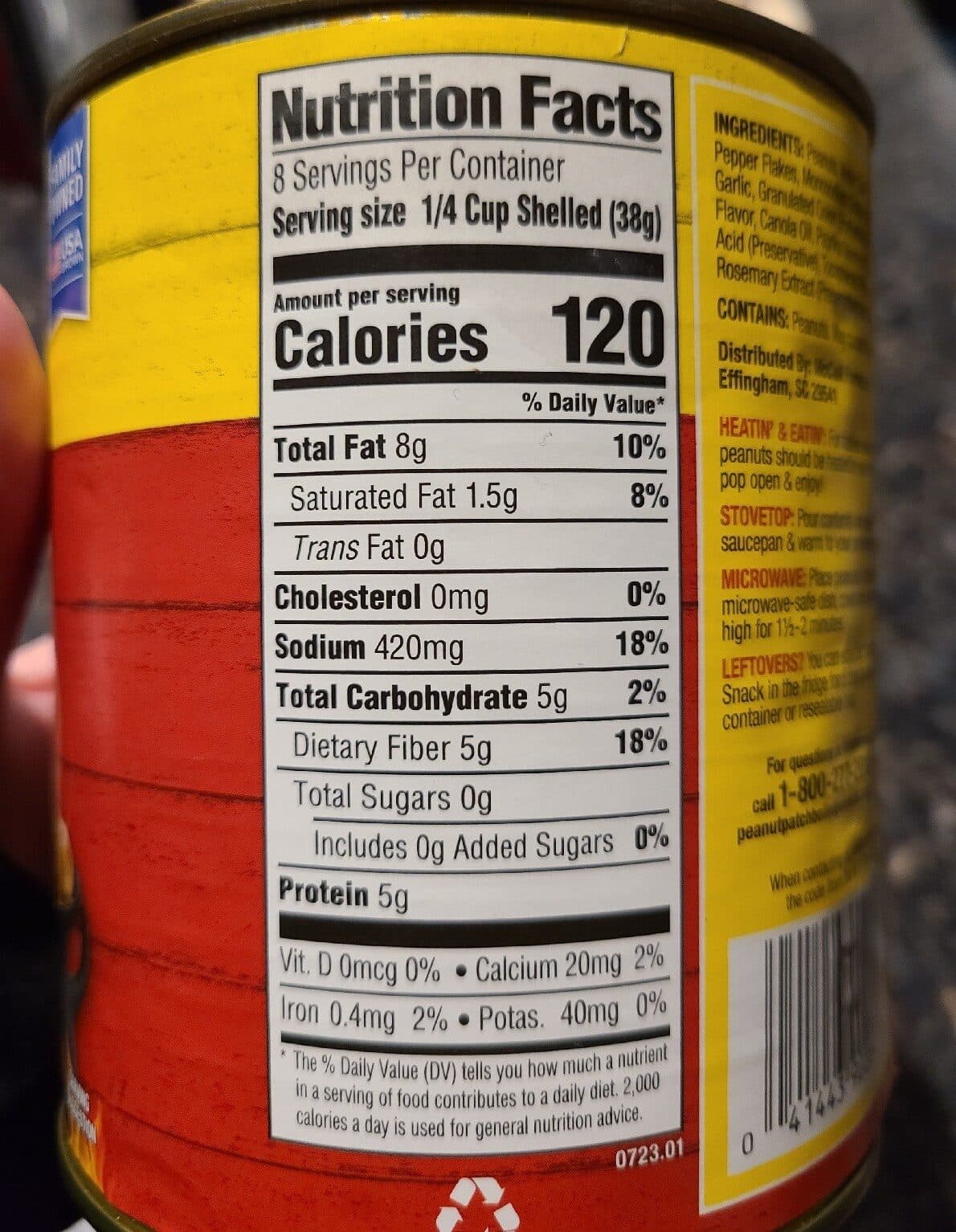 Margaret Holmes Hot & Spicy Green Boiled Peanuts packshot