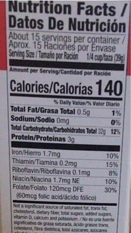 Albers Enriched Hominy Quick Grits packshot