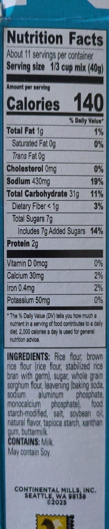 Krusteaz Buttermilk Pancake Mix packshot