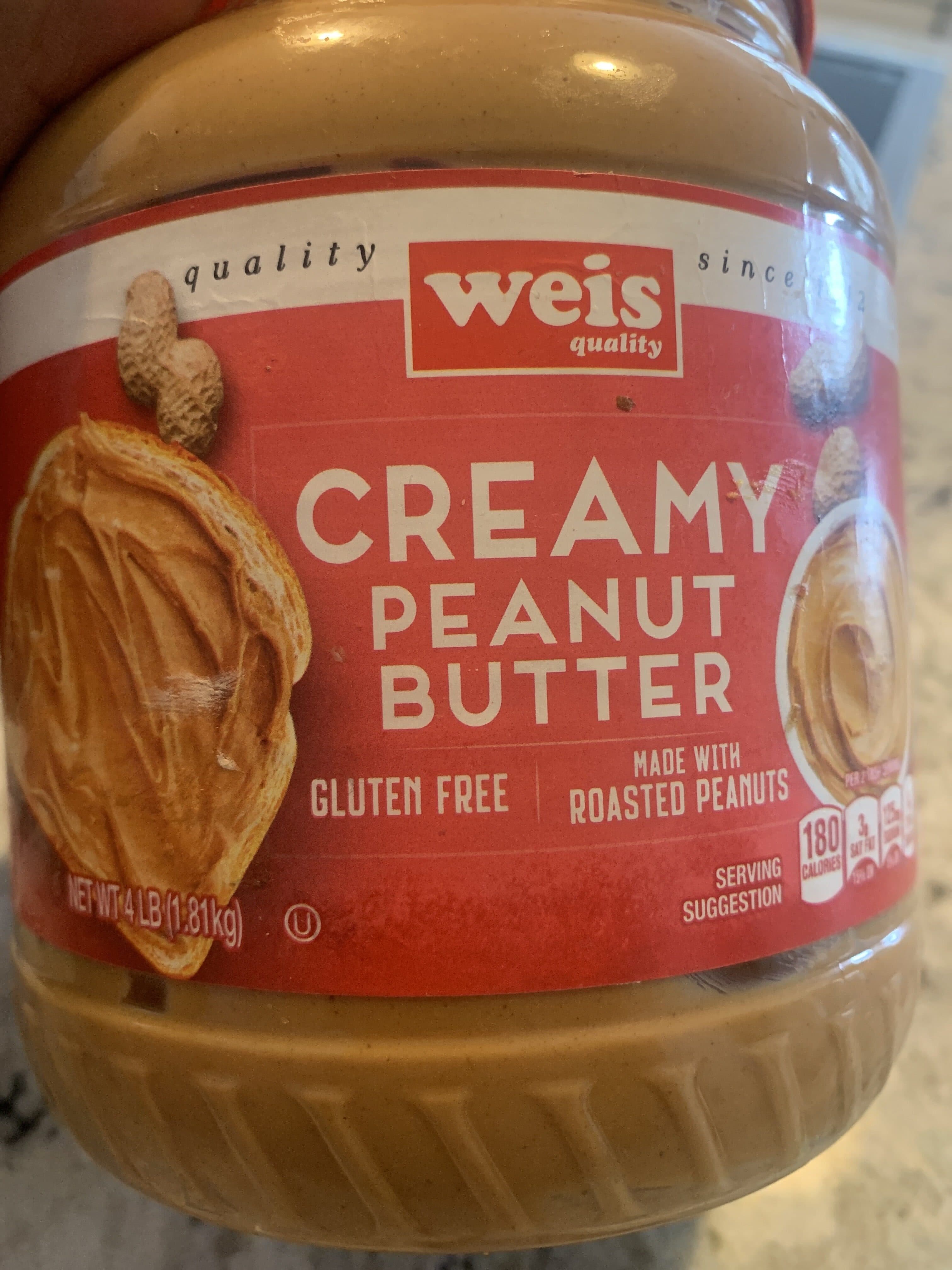 Weis Creamy Peanut Butter packshot