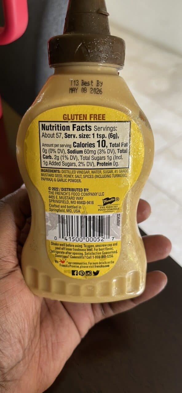 French's Honey Mustard packshot