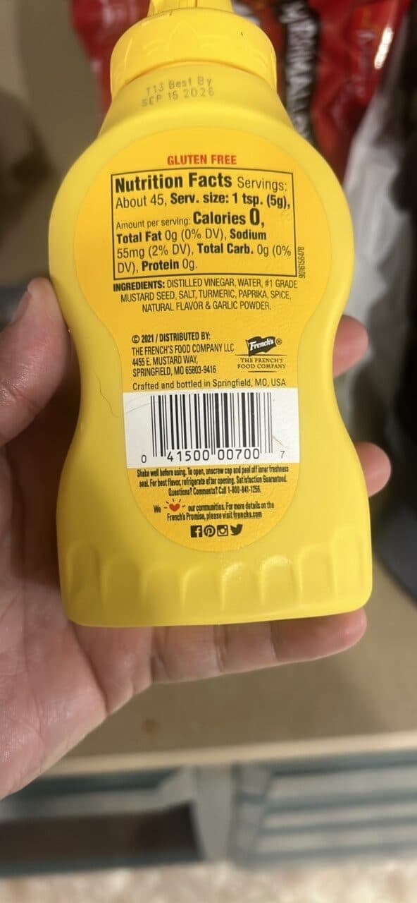French's Classic Yellow Mustard packshot