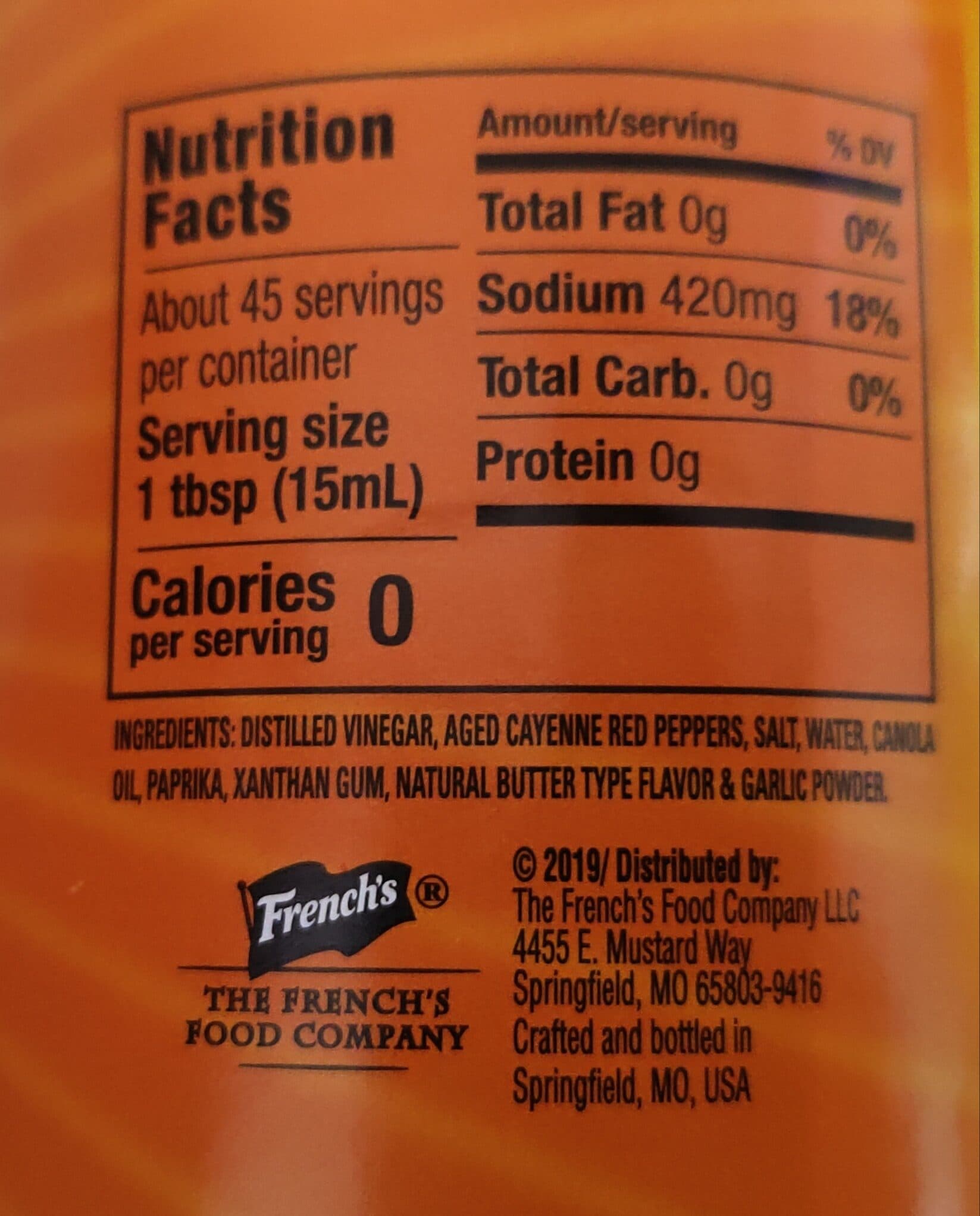 Frank's RedHot RedHot Wings Sauce Buffalo packshot
