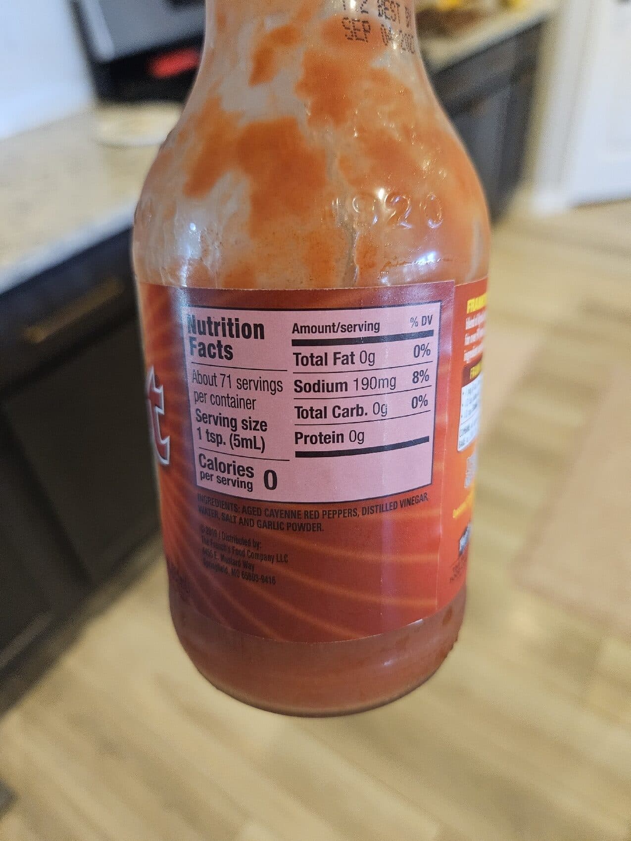 Frank's RedHot Hot Sauce packshot