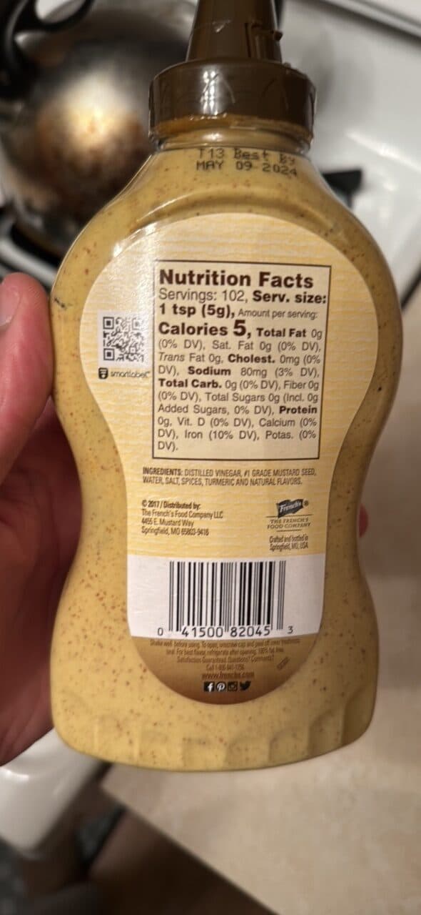 French's Spicy Brown Mustard packshot