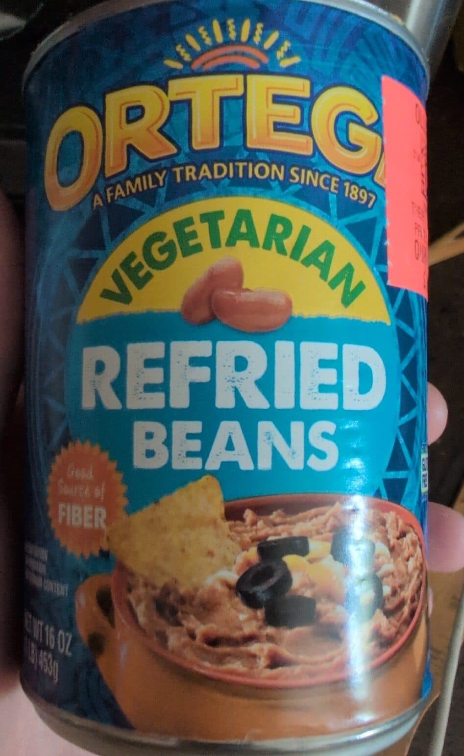 Ortega Vegetarian Refried Beans packshot