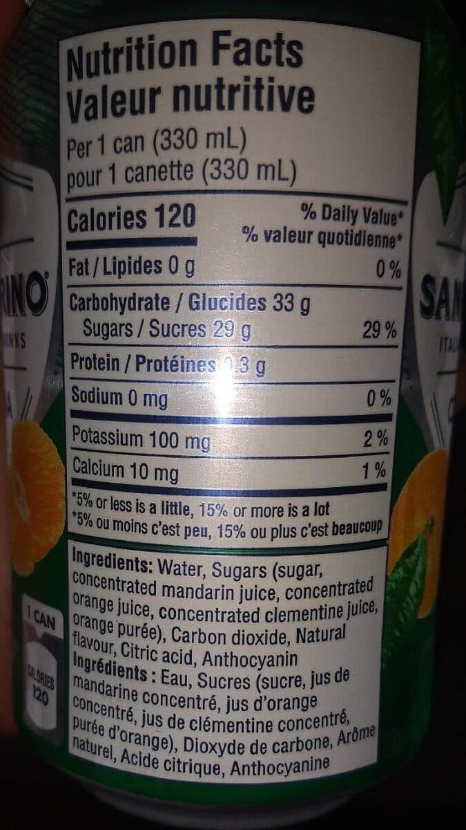 Sanpellegrino Sparkling Clementina Beverage packshot