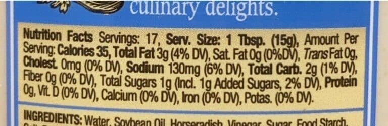 Silver Spring Horseradish Sauce packshot