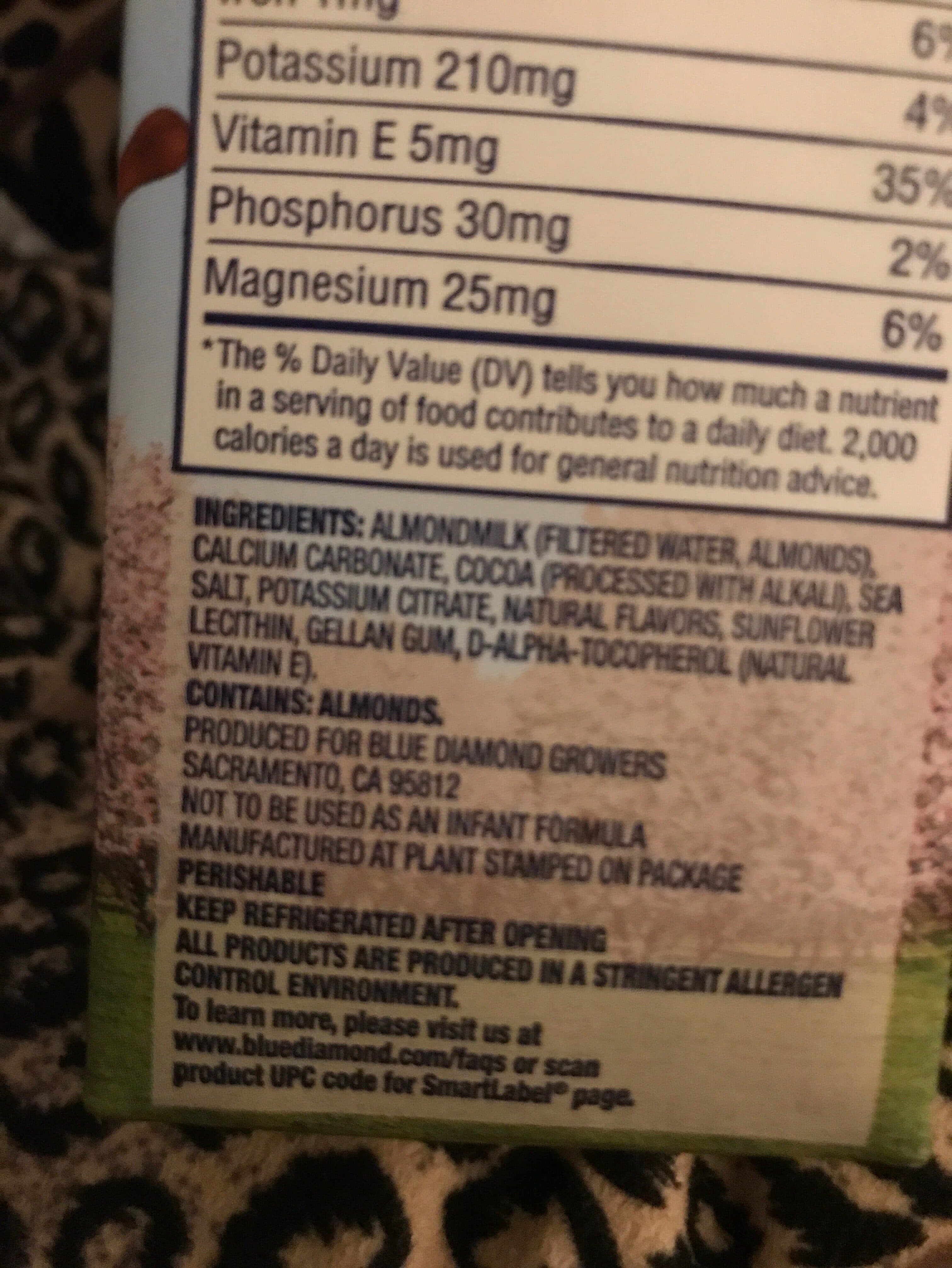 Blue Diamond Almonds Almondmilk packshot