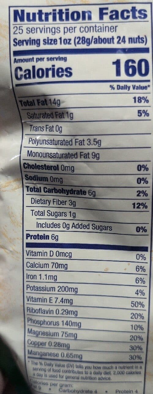 Blue Diamond Whole Natural Almonds packshot