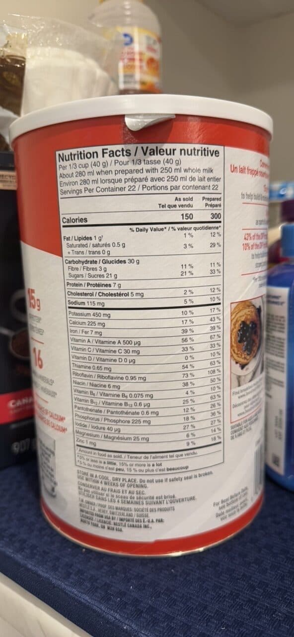 Nestlé Boost Chocolate packshot