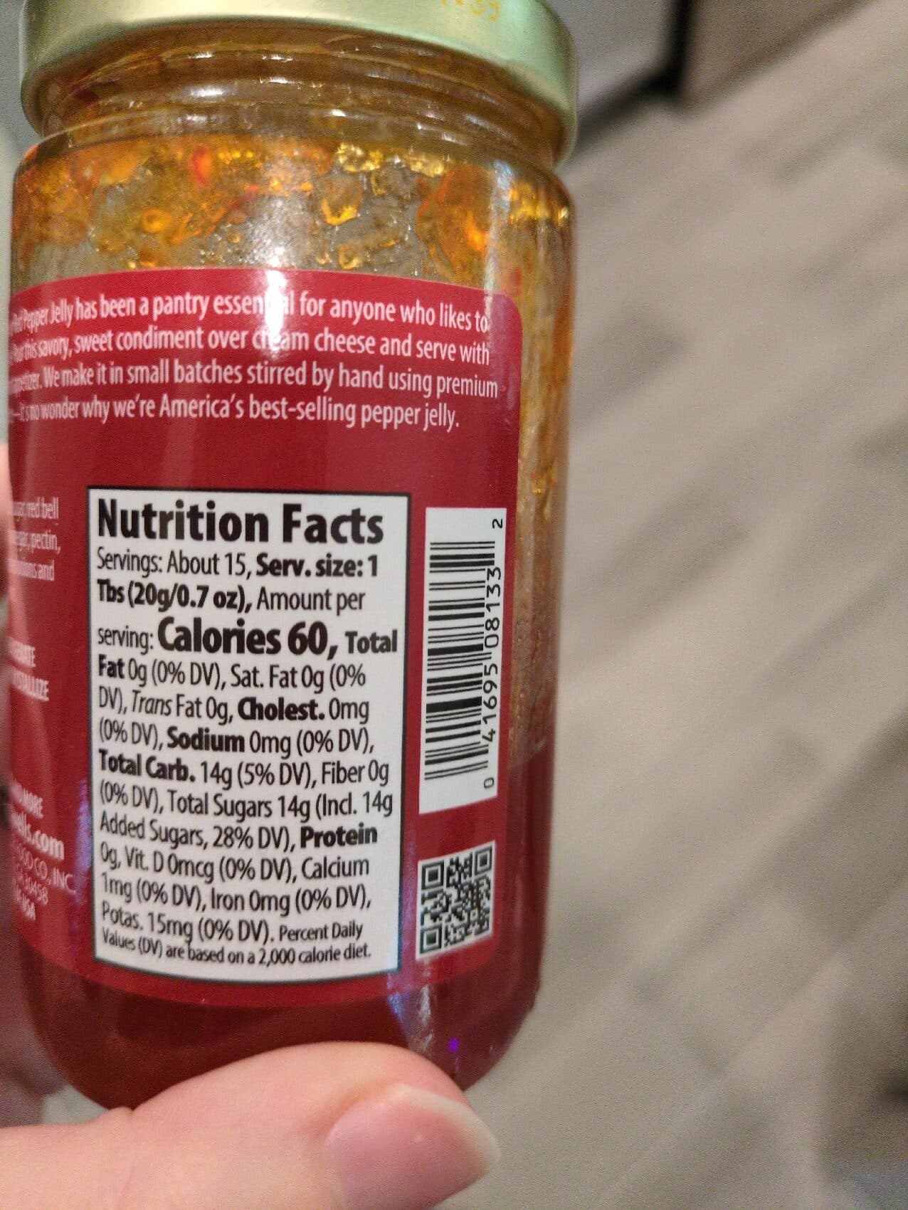 Braswell's Red Pepper Jelly packshot
