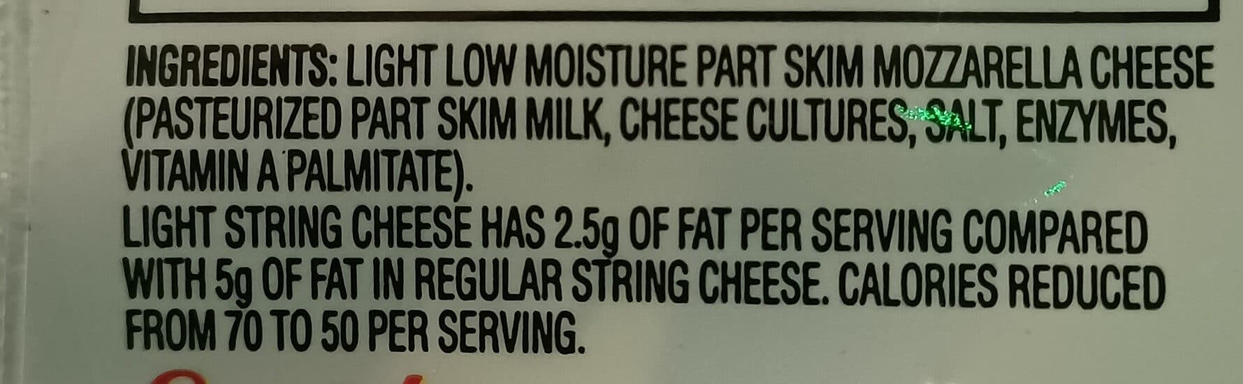 Frigo CheeseHeads Light Low Moisture Part Skim Mozzarella Cheese packshot