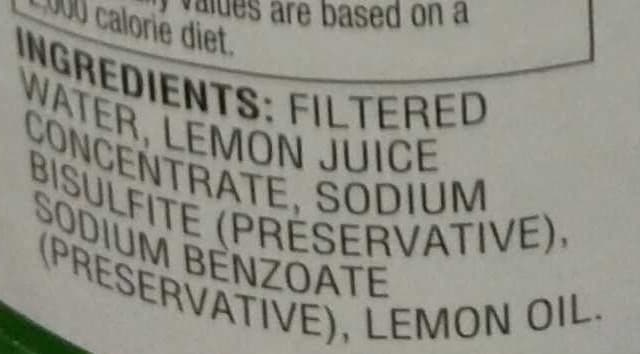 Price Chopper Lemon Juice packshot