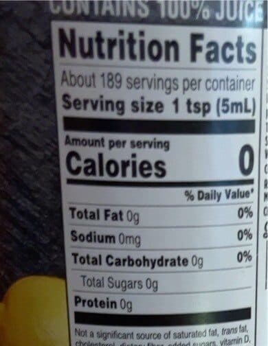 Price Chopper Lemon Juice packshot