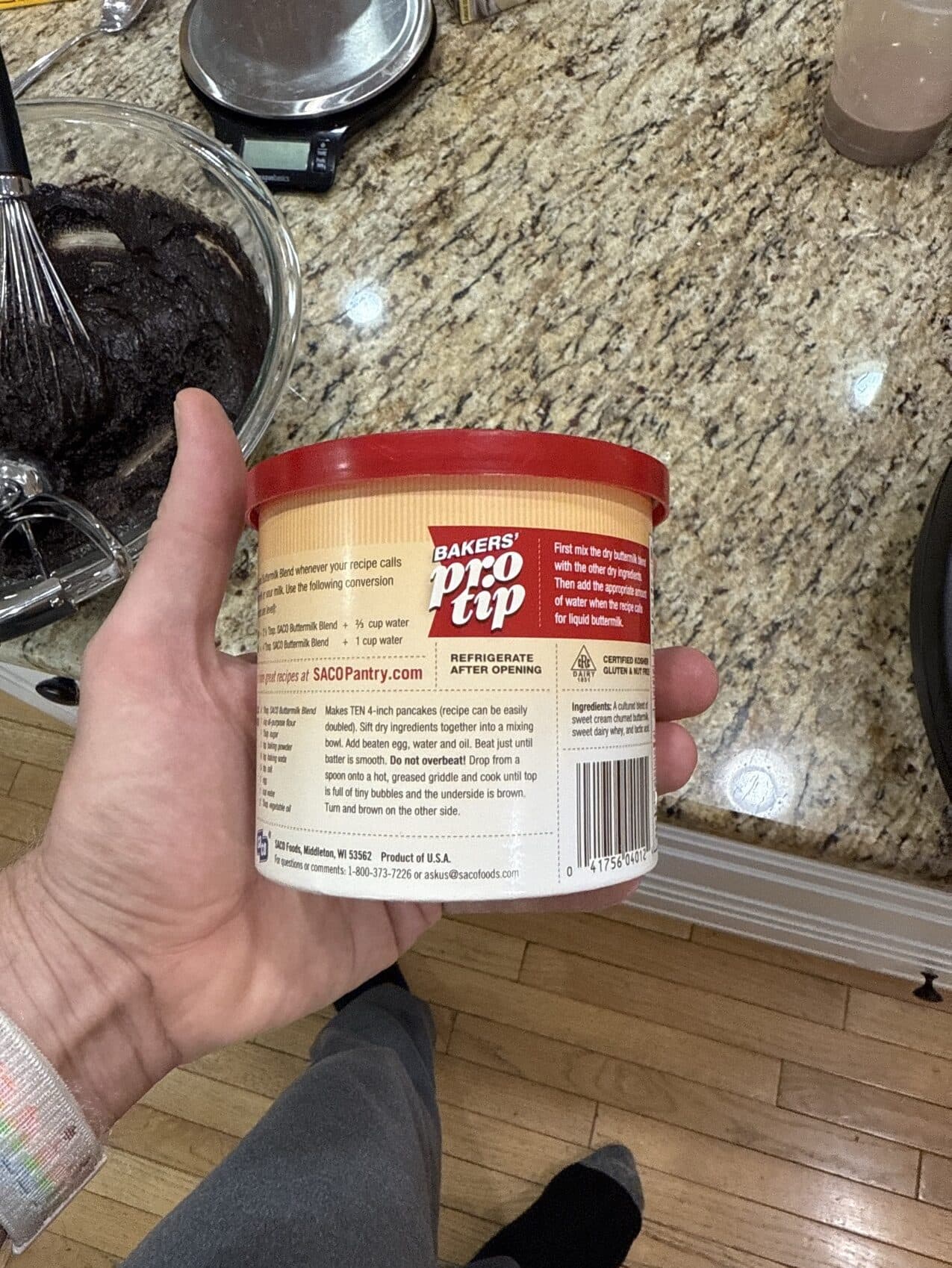 Saco Foods Cultured Buttermilk Blend For Cooking And Baking packshot