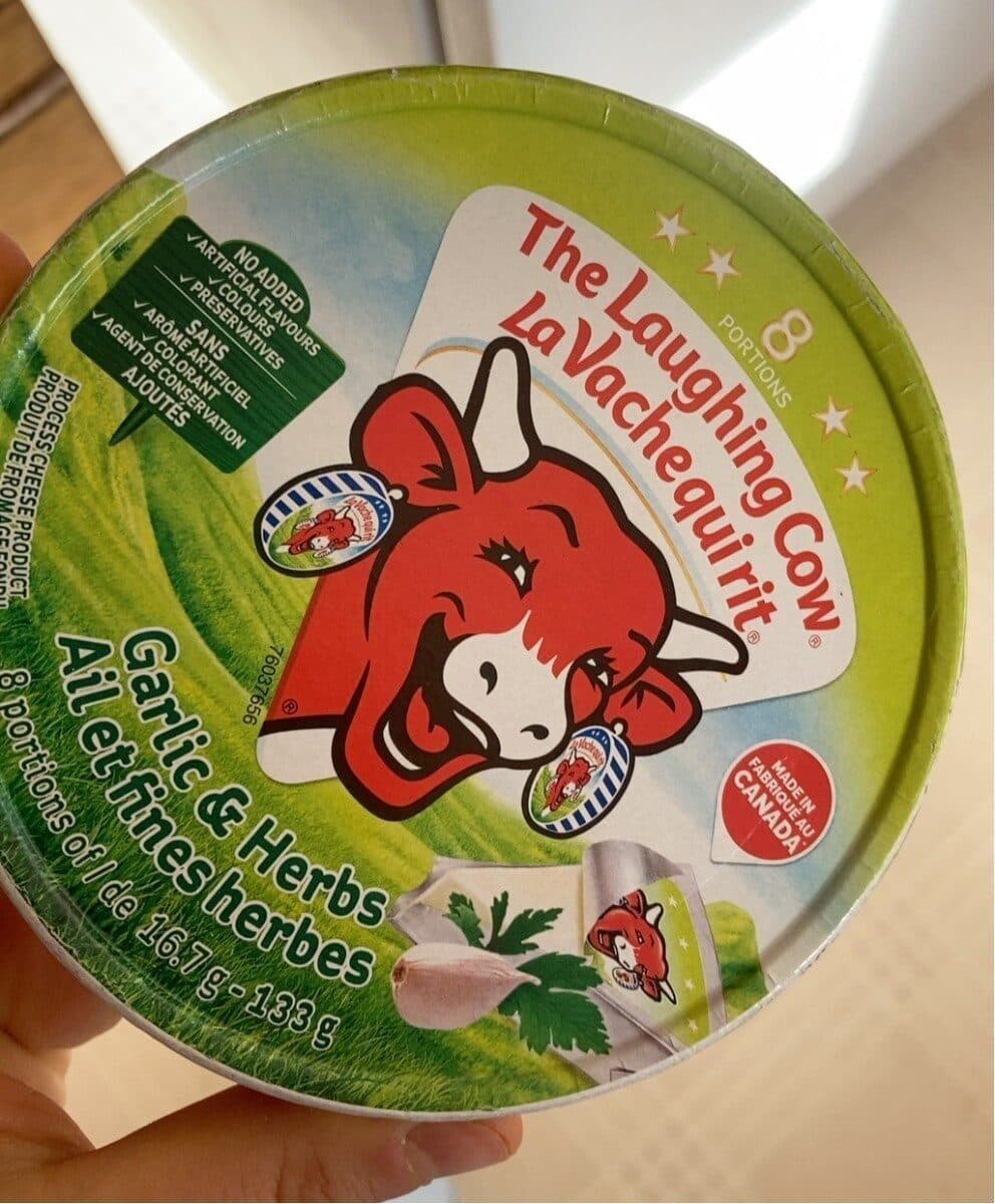 The Laughing Cow Garlic & Herbs Process Cheese Product packshot