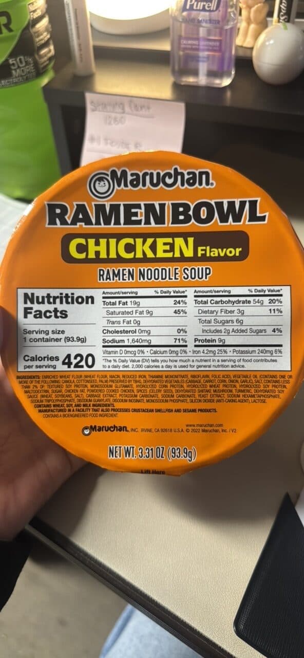 Maruchan Ramen Noodle Soup packshot