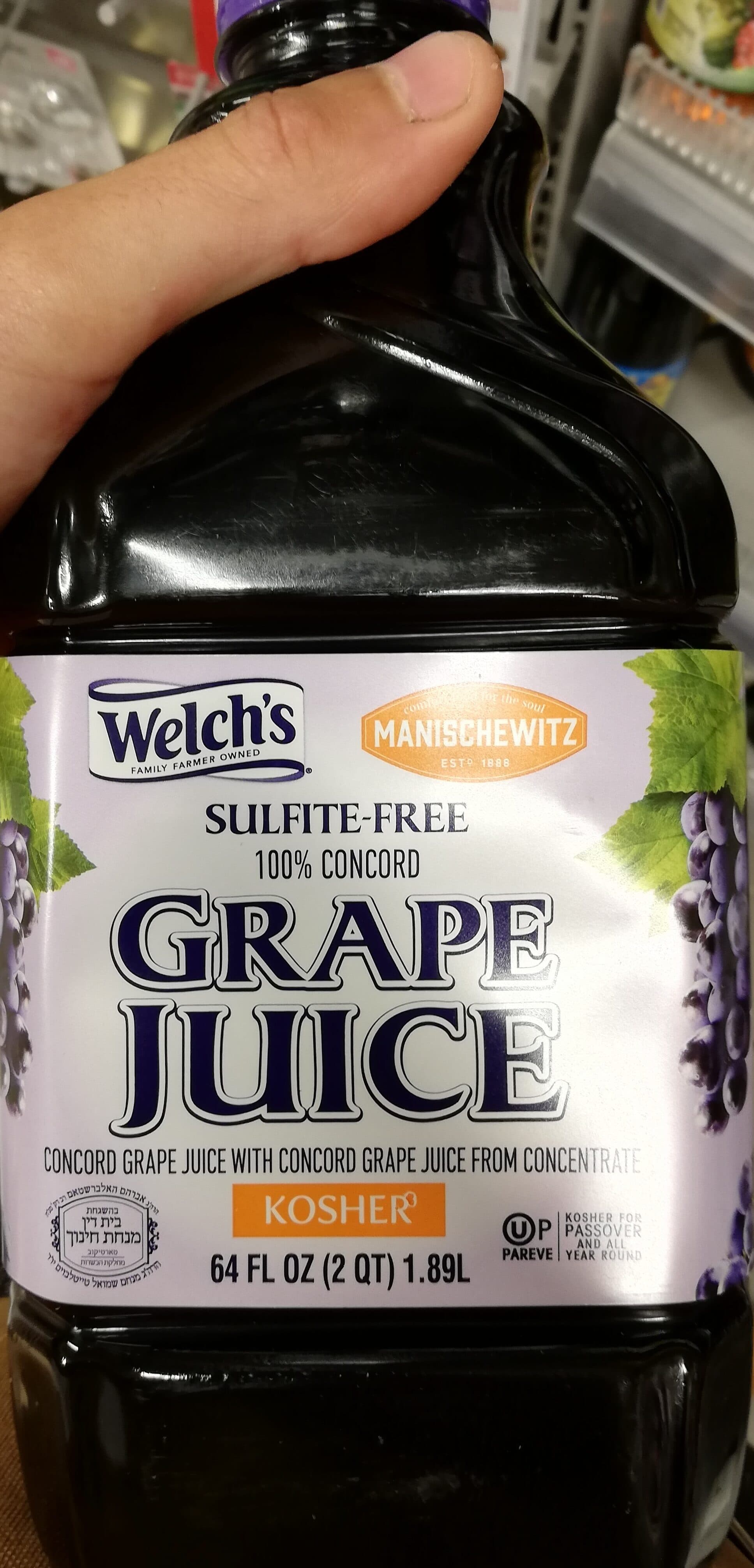 Welch Foods Inc 100% concord grape juice packshot
