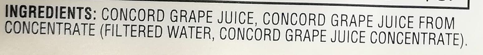 Welch Foods Inc 100% concord grape juice packshot