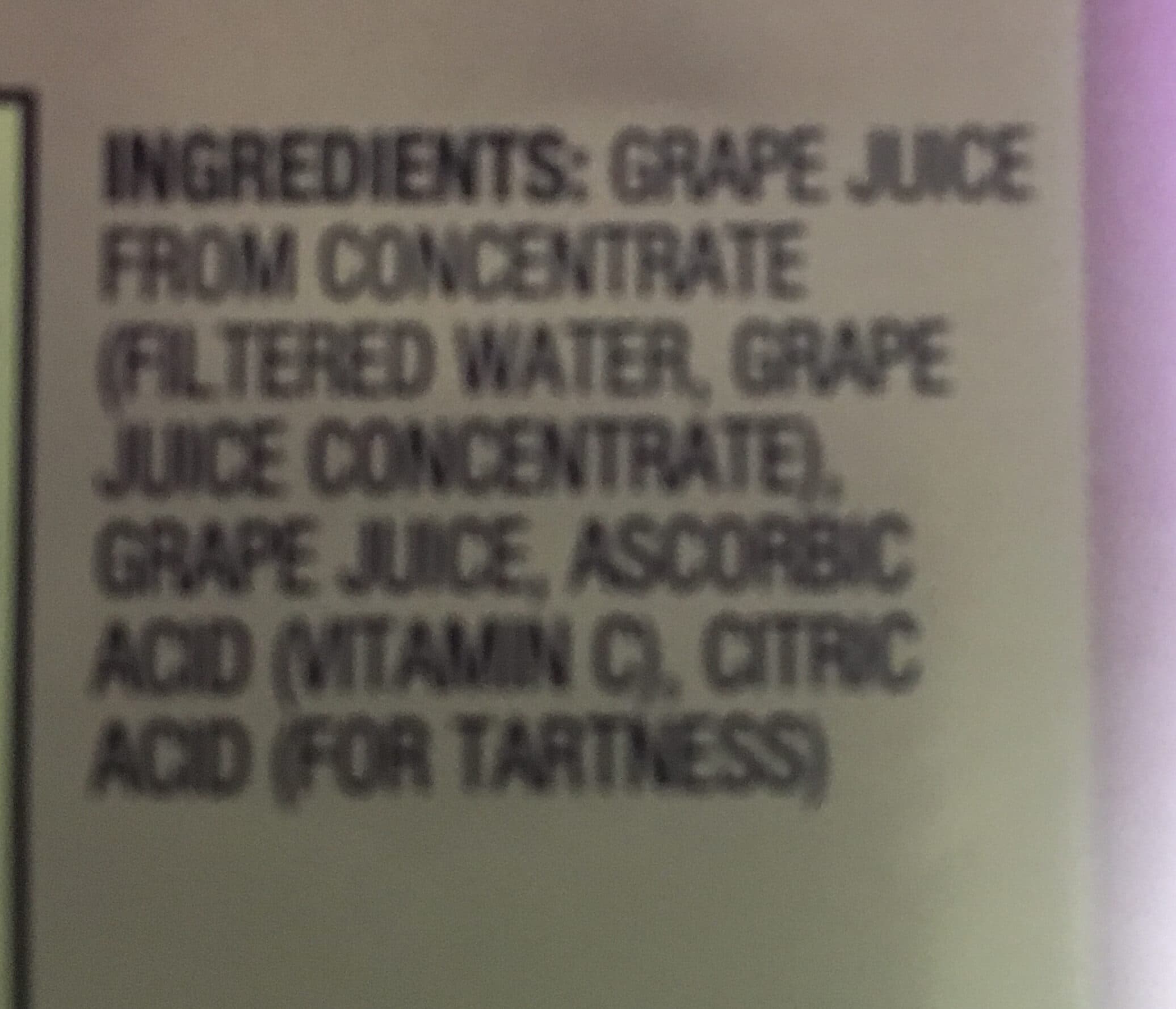 Welch's 100% Grape Juice Concord Grape packshot