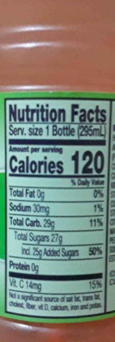 Welch's 10 fl oz juice drink - strawberry kiwi packshot