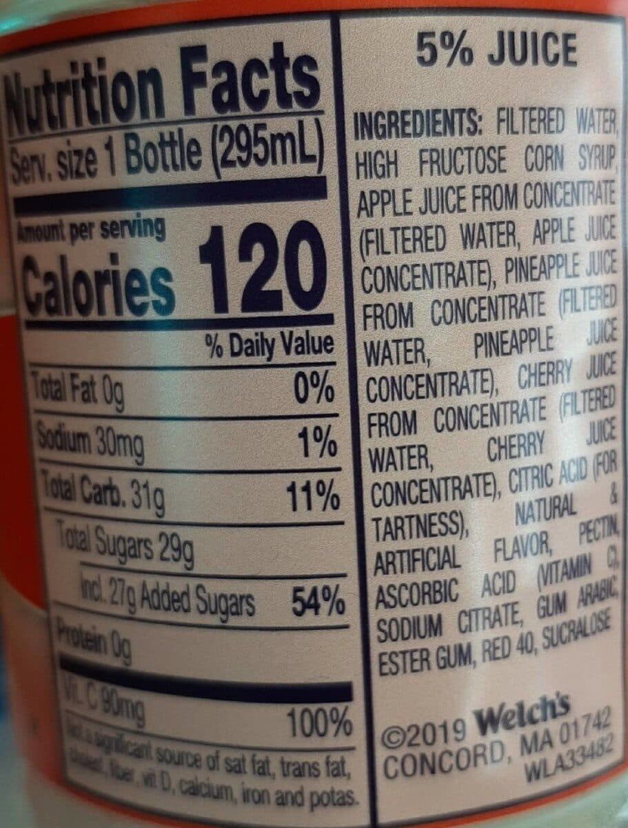 Welch's Welch´s Fruit Punch packshot