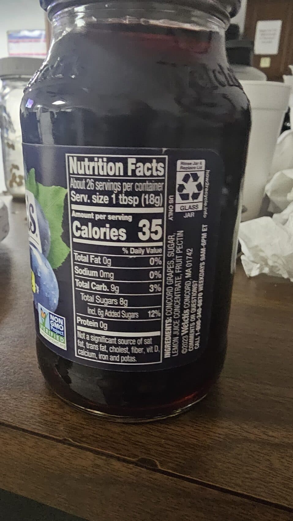 Welch's Concord Grape Spread packshot