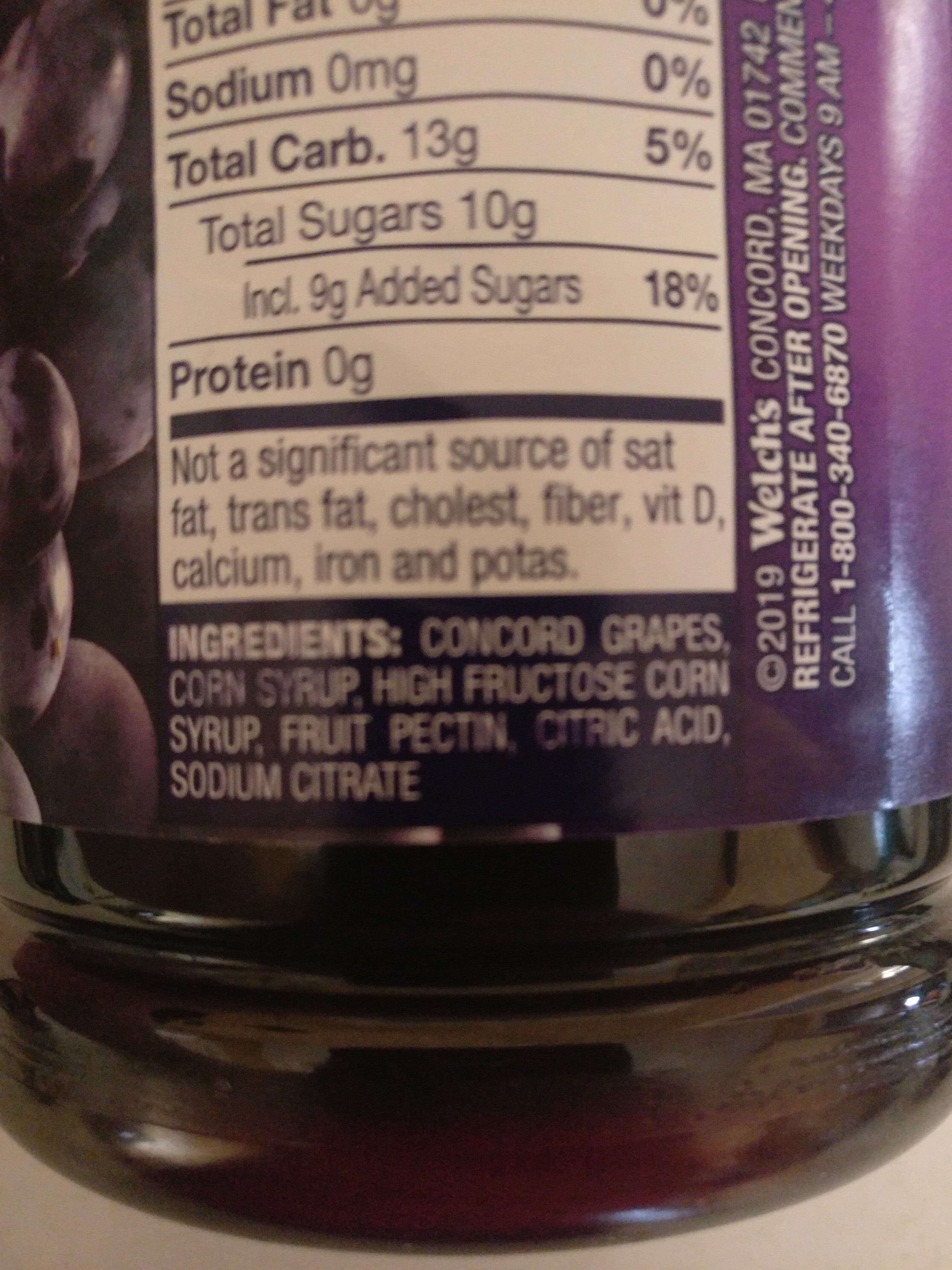 Welch's Concord Grape Jelly packshot
