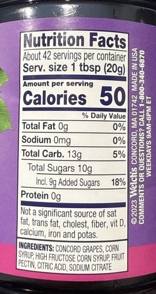 Welch's Concord Grape Jelly packshot