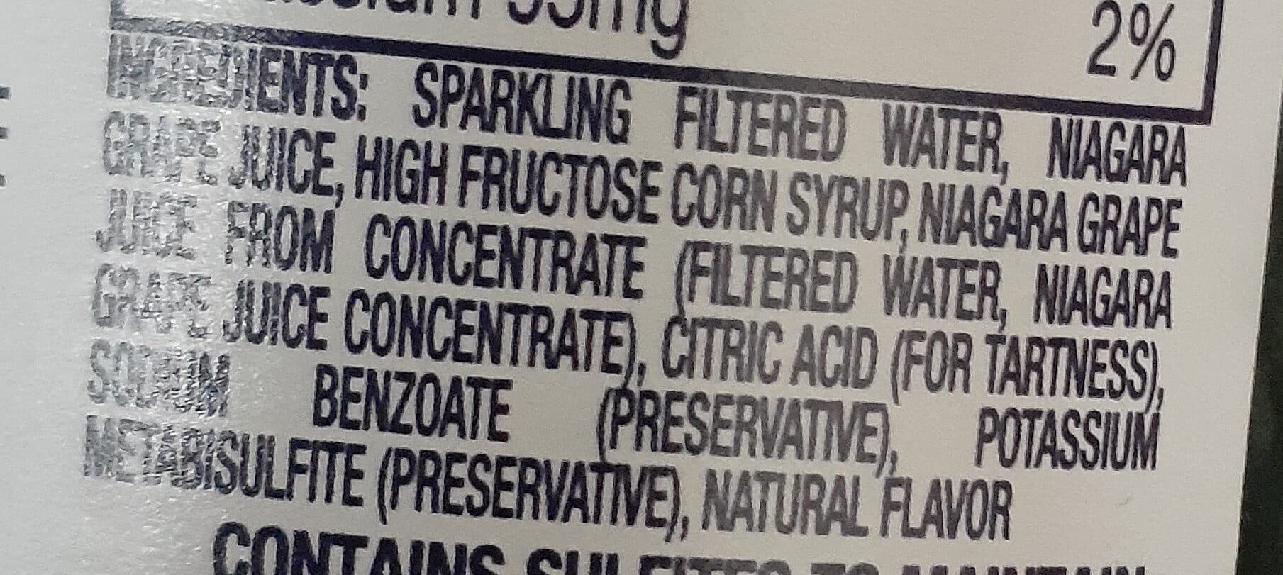 Welch's Sparkling White Grape packshot
