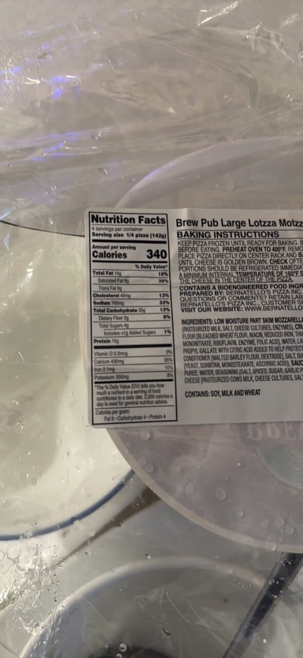 Brew Pub Pizza Lotza Motzza Cheese Pizza packshot