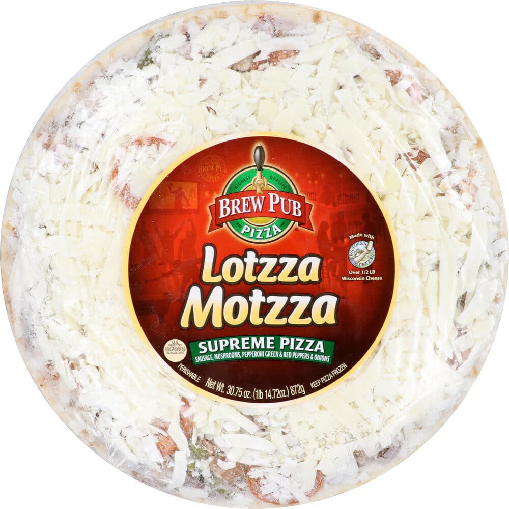 Lotza Motzza Lotzza motzza supreme pizza packshot
