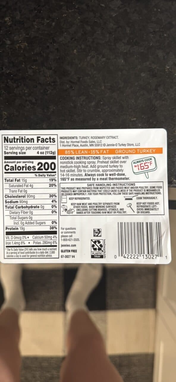 Jennie-O fresh ground turkey packshot