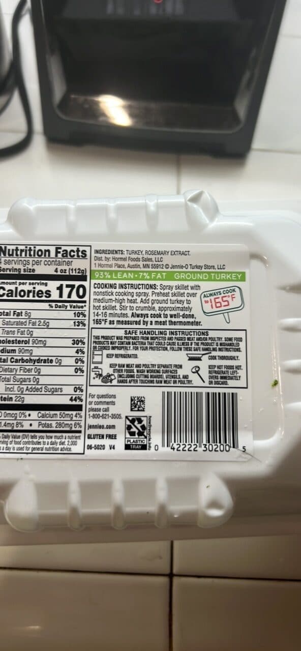Jennie-O fresh ground turkey packshot