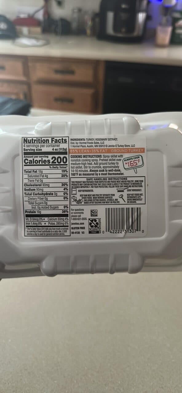 Jennie-O fresh ground turkey packshot