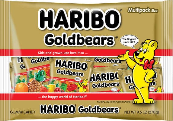 Haribo Gold Bears Gummi Candy packshot