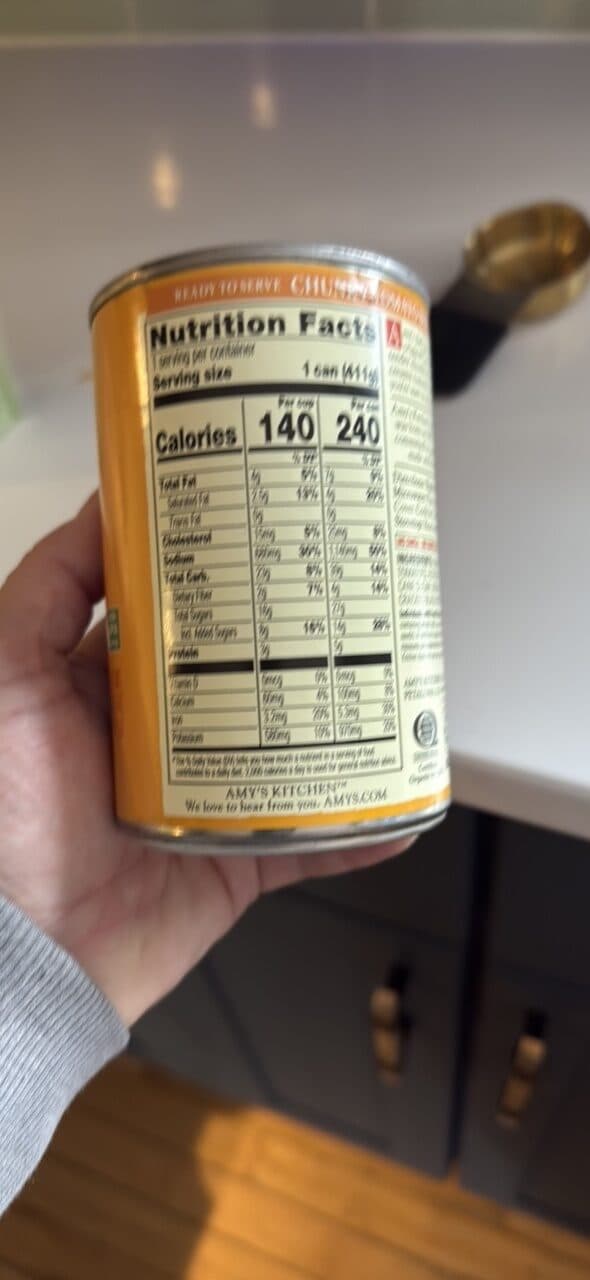 Amy's Organic Soups Chunky Tomato Bisque packshot