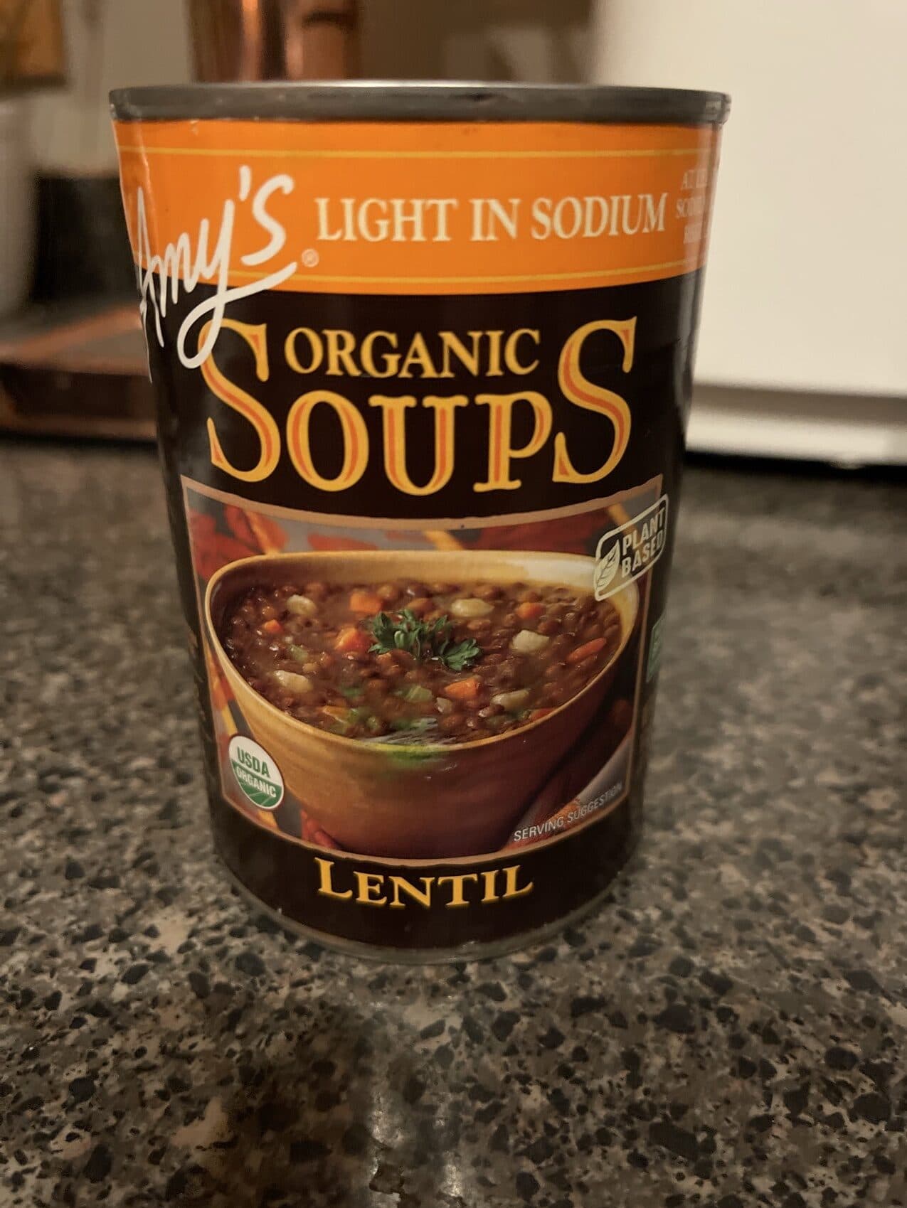 Amy's Organic Lentil Soup Low Sodium packshot