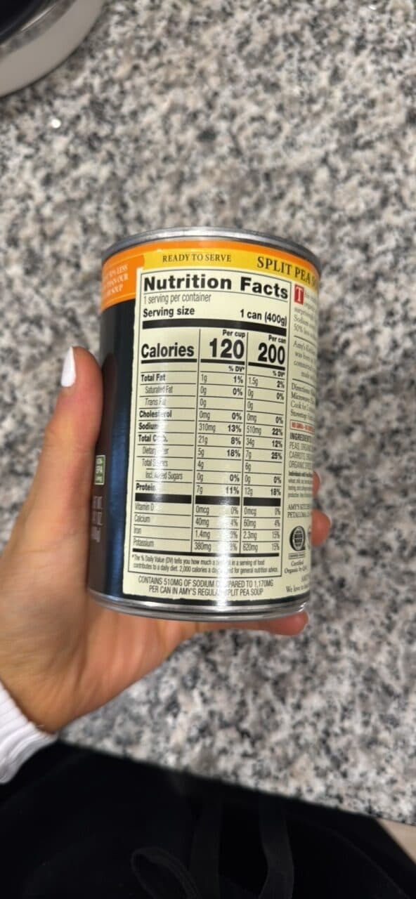 Amy's Split Pea Soup packshot